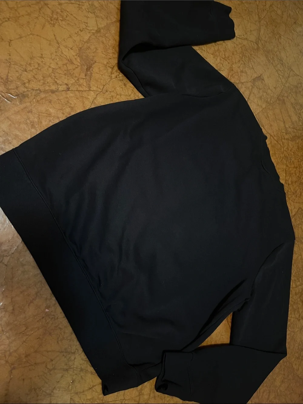 Nike Black Sweatshirt with Gold Script Logo Womens Sz Med